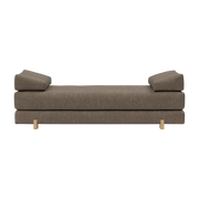 Schlafsofa mit Eichenbeinen und Esina cedar brown 160-200cm Sigmund Drip - -. Innovation Living