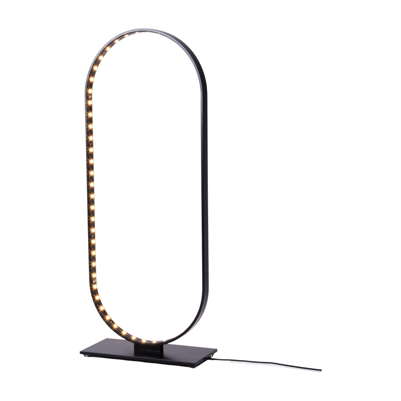 Lampada in acciaio nero 55x21cm Oval - Le deun