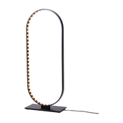 Lampe en acier noir 55x21cm Oval - Le deun