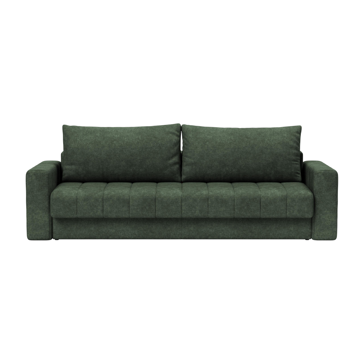 Schlafsofa mit Armlehnen aus Stoff avella pine green 143-200cm Akello -. Innovation Living