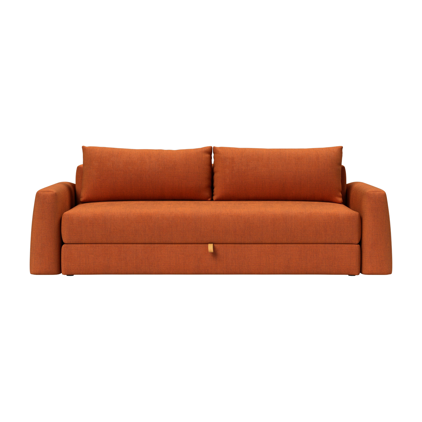 Umbaubares Sofa mit Stoffbezug esina rust orange 150-200cm Cone -. Innovation Living