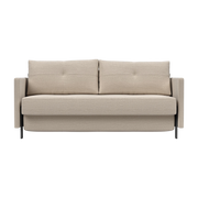 Divano letto con braccioli blida sand grey 160-200cm Cubed 02 - Innovation Living