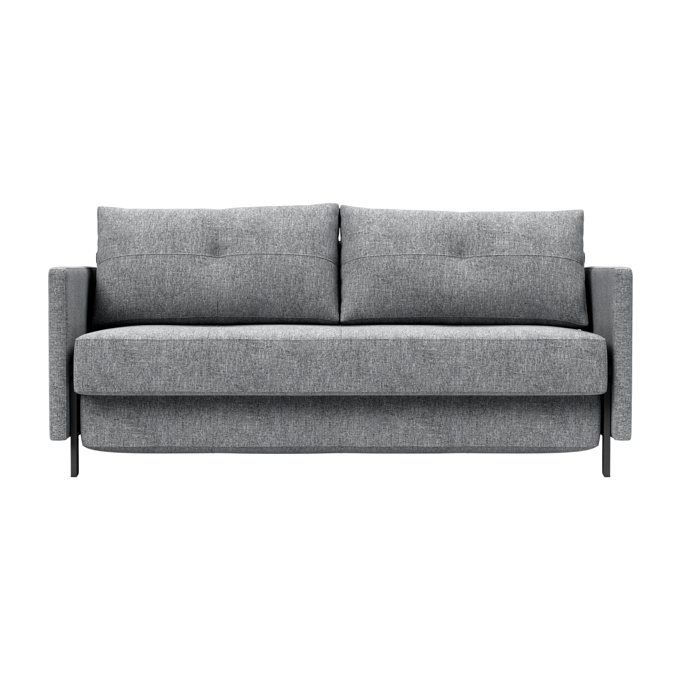 Schlafsofa mit Armlehnen twist granit 160-200cm Cubed 02 -. Innovation Living