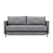 Sofa bed with armrests twist granite 160-200cm Cubed 02 - Innovation Living
