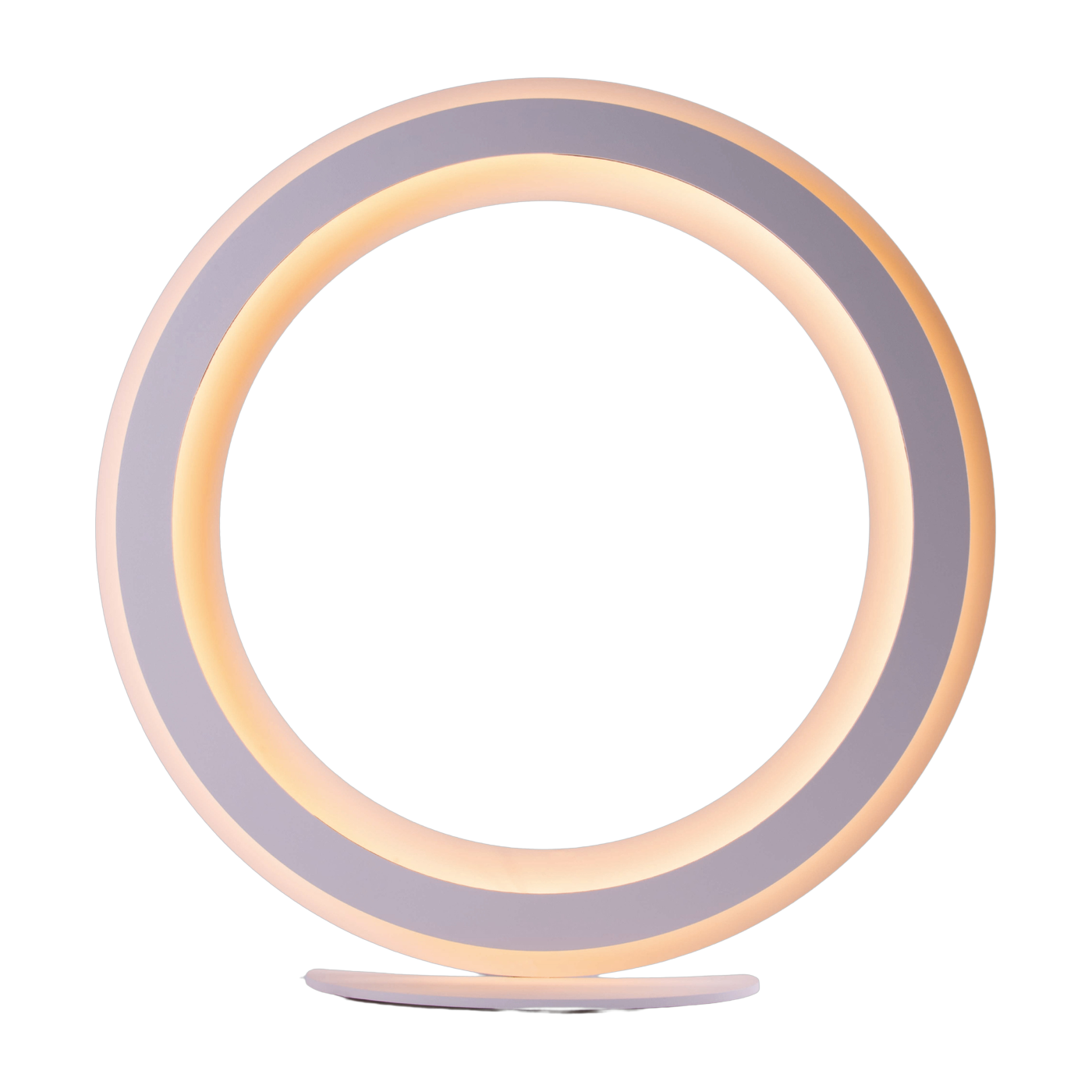 Lampada ronde in acciaio bianco 50cm Zepto - Le deun
