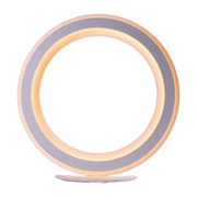 Lampada ronde in acciaio bianco 50cm Zepto - Le deun