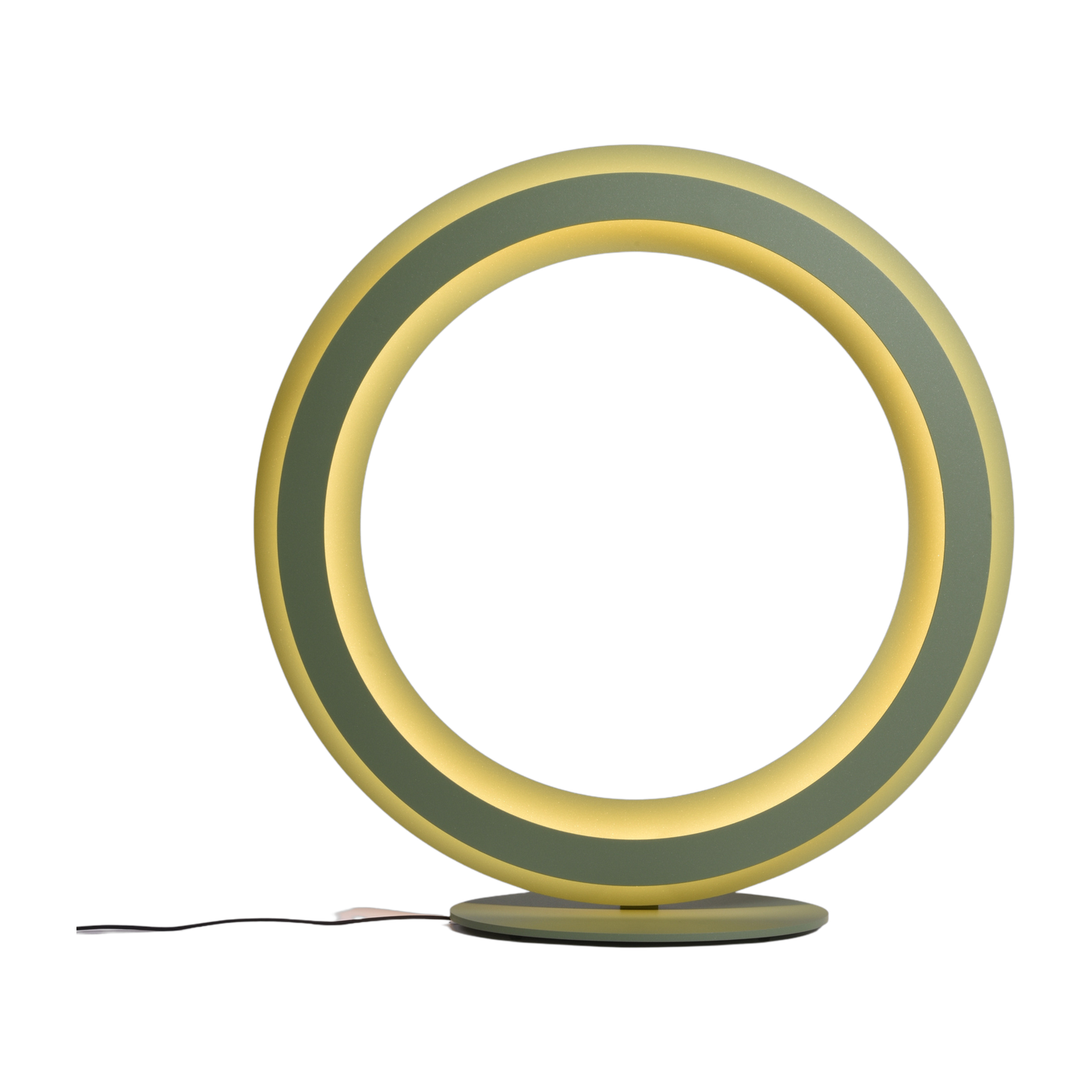 Lampada ronde in acciaio verde 50cm Zepto - Le deun