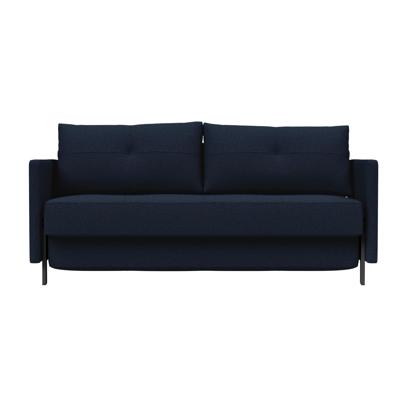 Schlafsofa mit Armlehnen mixed dance blue 160-200cm Cubed 02 - -. Innovation Living