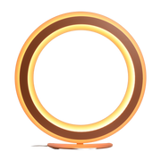 Lampada ronde in acciaio ramato mat 50cm Zepto - Le deun