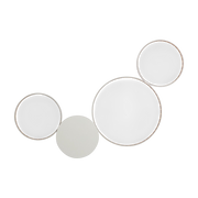 Aplique de acero blanco 80x55cm Sirius - Le deun
