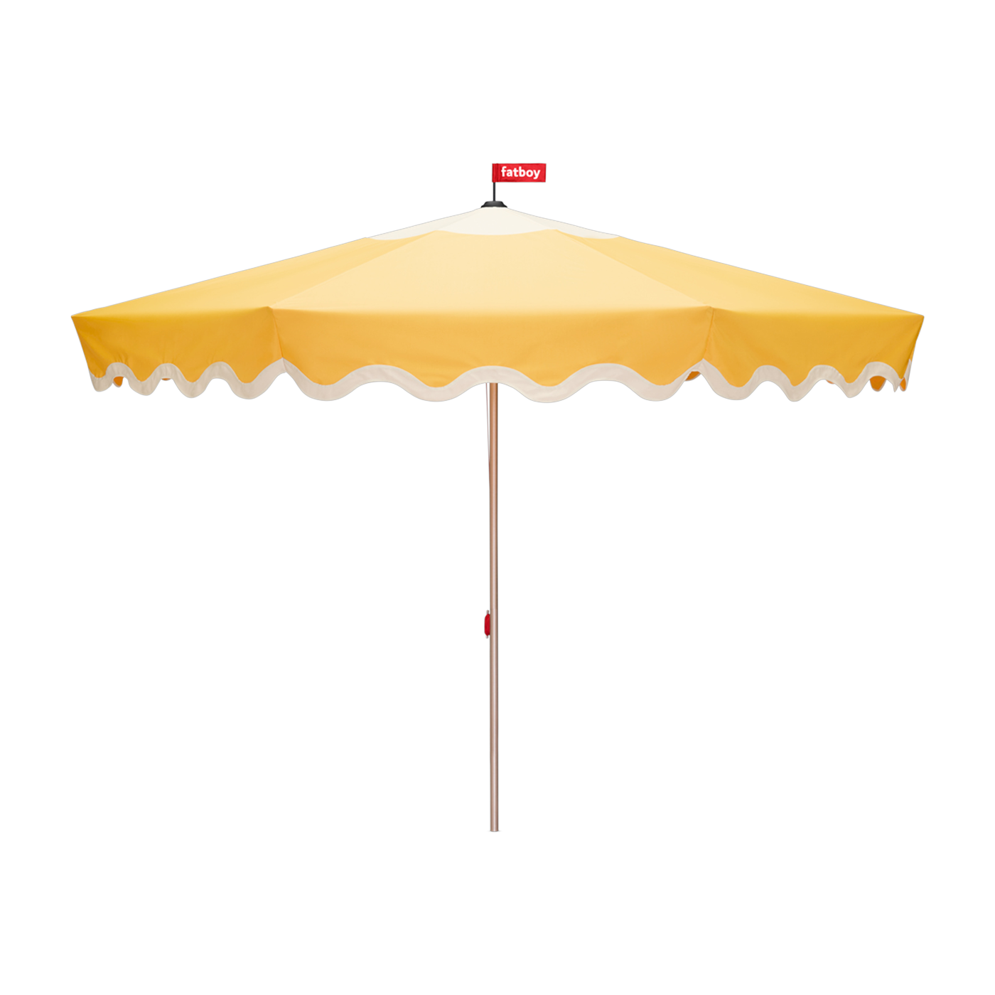 Pensol sombrilla retro oversize de poliéster amarillo - Fatboy