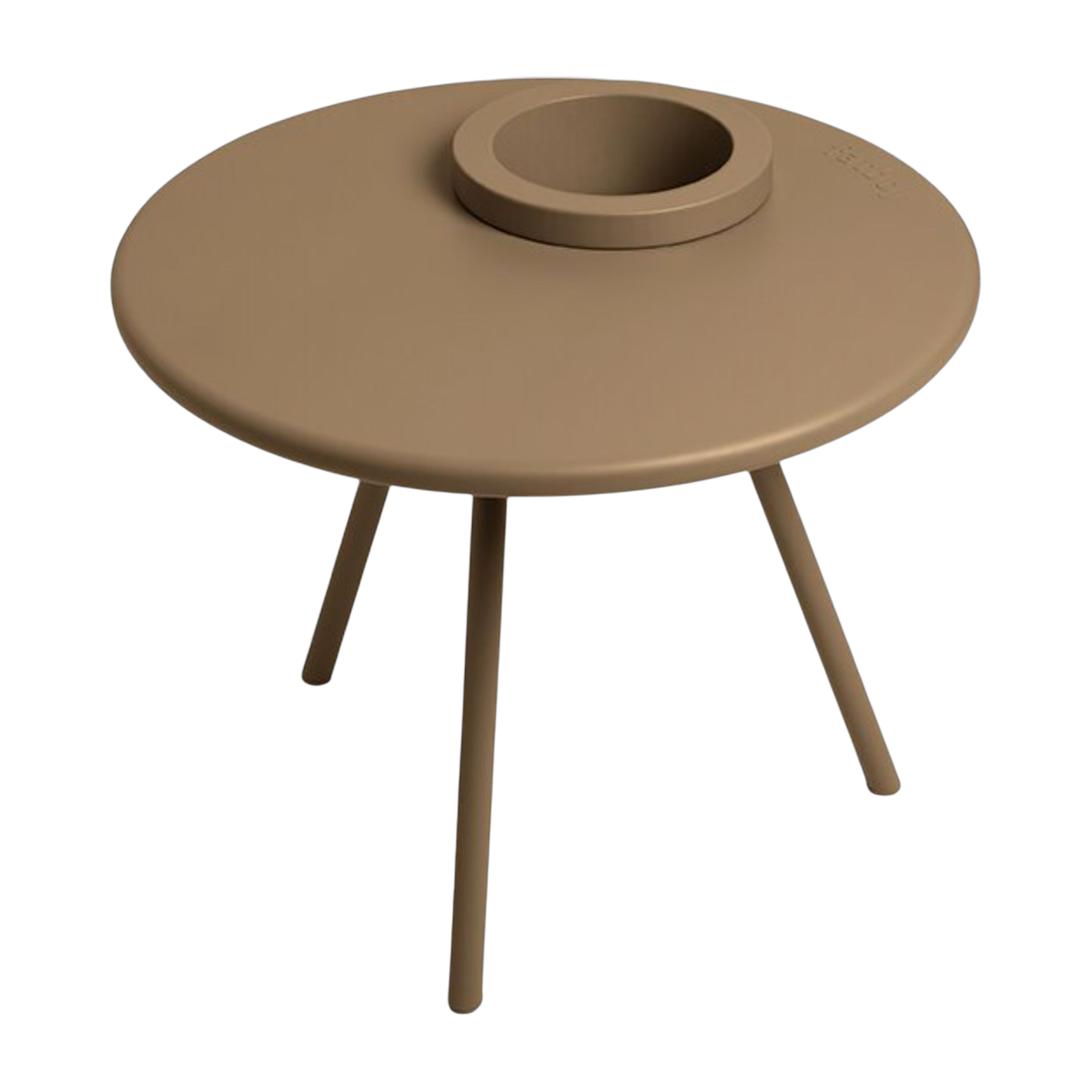 Mesa auxiliar con maceta integrada marrón Bakkes - Fatboy