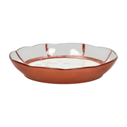 Plat en porcelaine rouille 20x3,5cm - Pomax