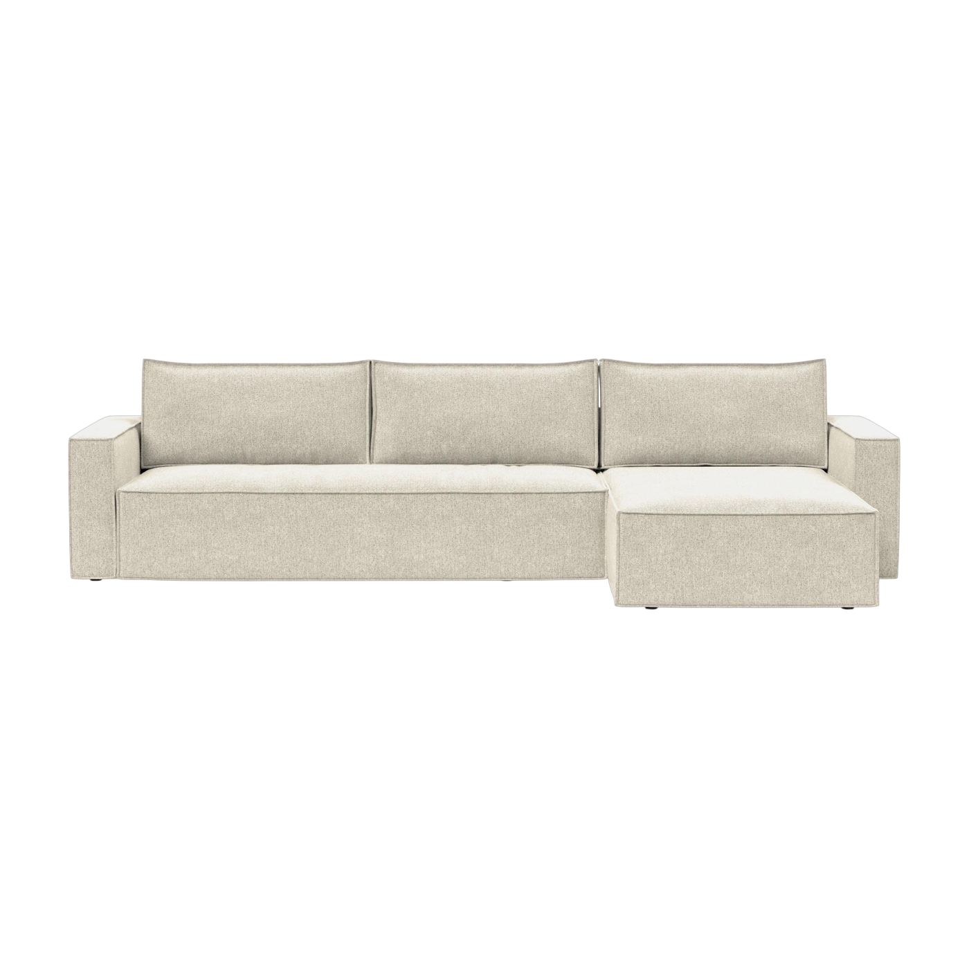Sofa d' angle umwandelbar taura off white 145-300cm Newilla -. Innovation Living