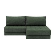 Sofa bed angle in avella fabric pine green 143-200cm Akello - Innovation Living