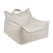 Poltrona pouf in olefina per esterni terra 80 x 70 cm - Wigiwama