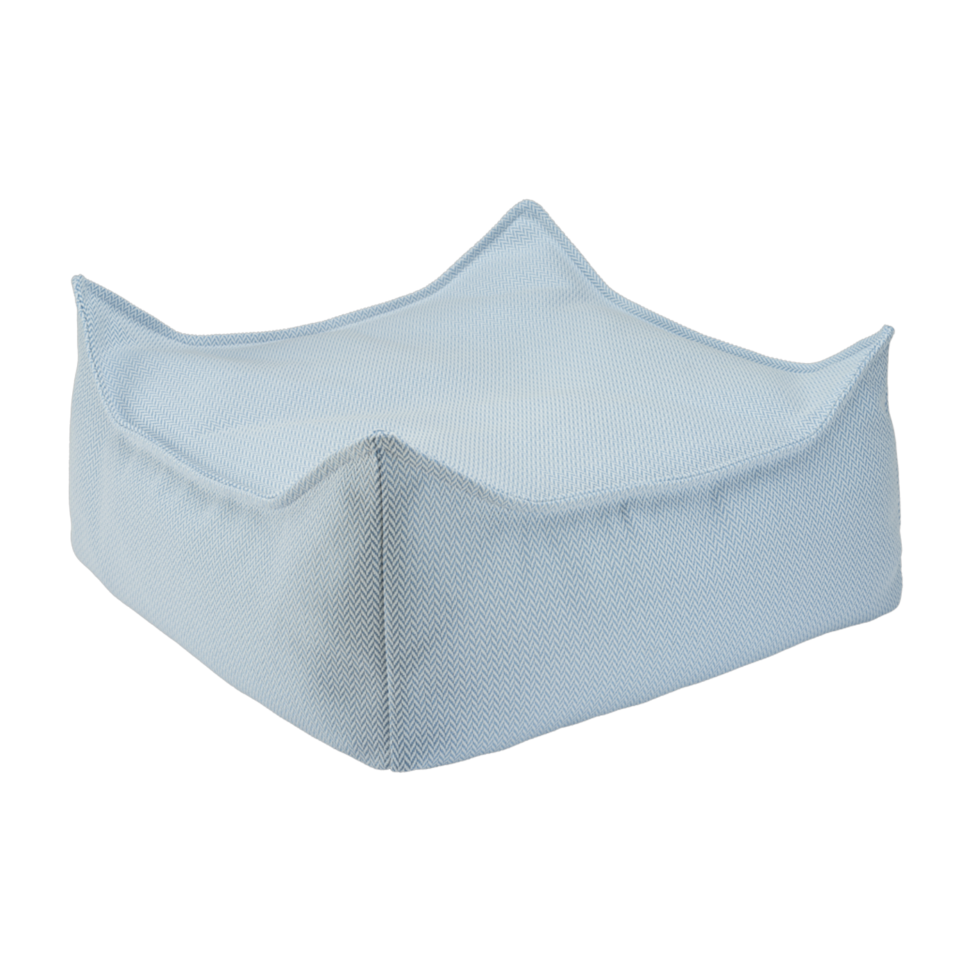 Puff cuadrado olefina azul 60 x 60 cm - Wigiwama
