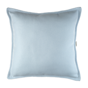 Coussin carré en oléfine azure 45cm - Wigiwama