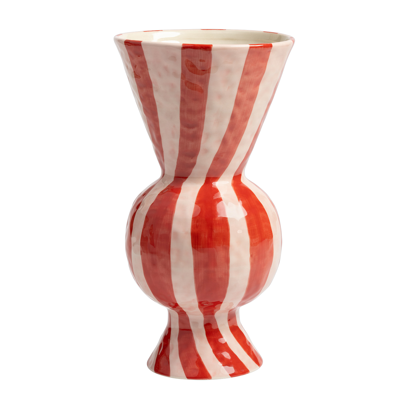 Vase aus rosa und rotem Sandstein – &klevering