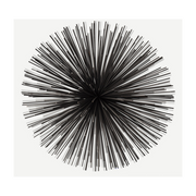 Decoración de aluminio erizo negro 26 cm - Pols Potten