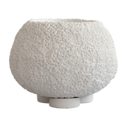 White fiber flower pot 35x24cm - 101 Copenhagen