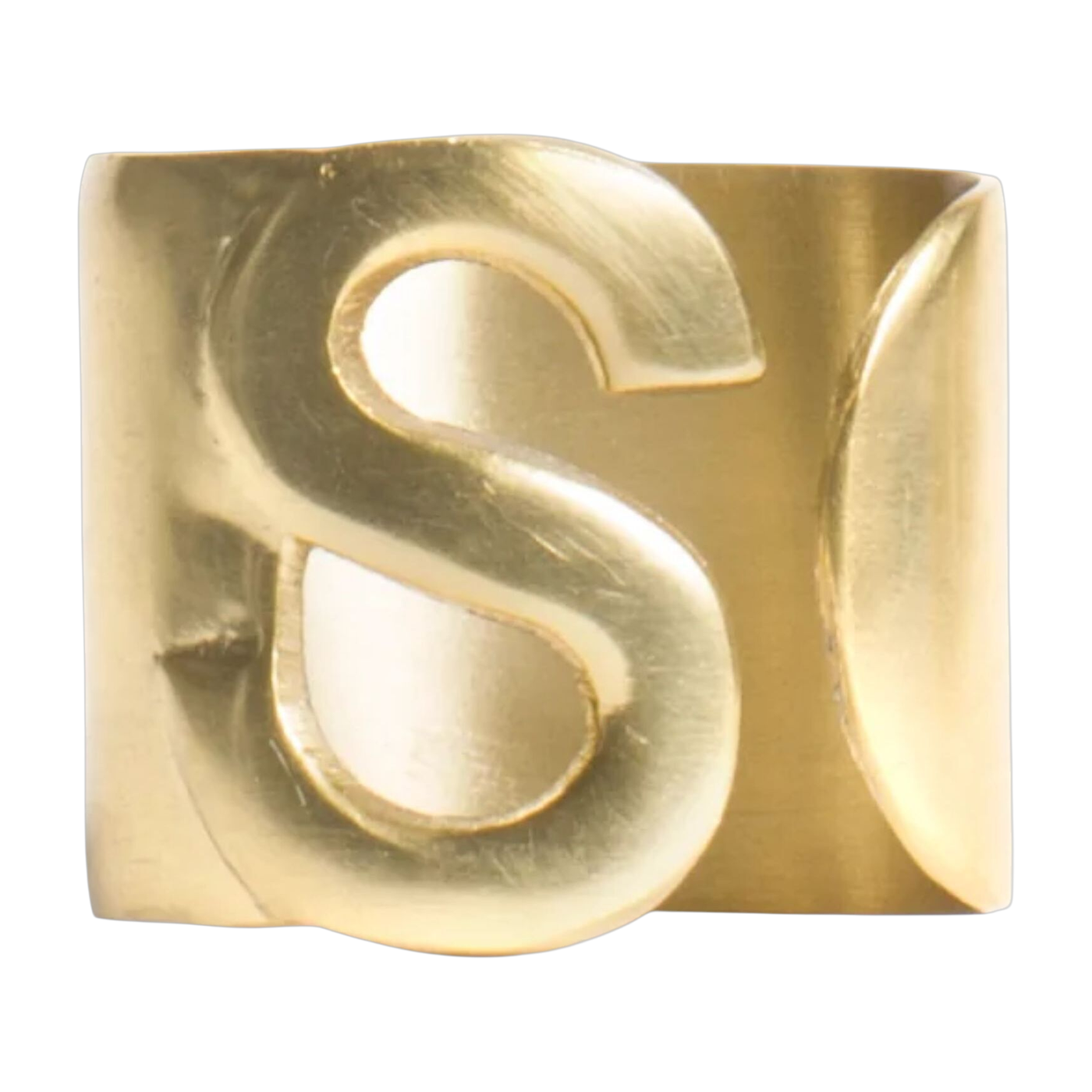 Servilletero de metal con acabado dorado 4, 5 cm S - Bitossi Home