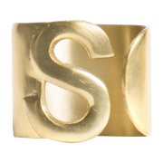 Servilletero de metal con acabado dorado 4, 5 cm S - Bitossi Home