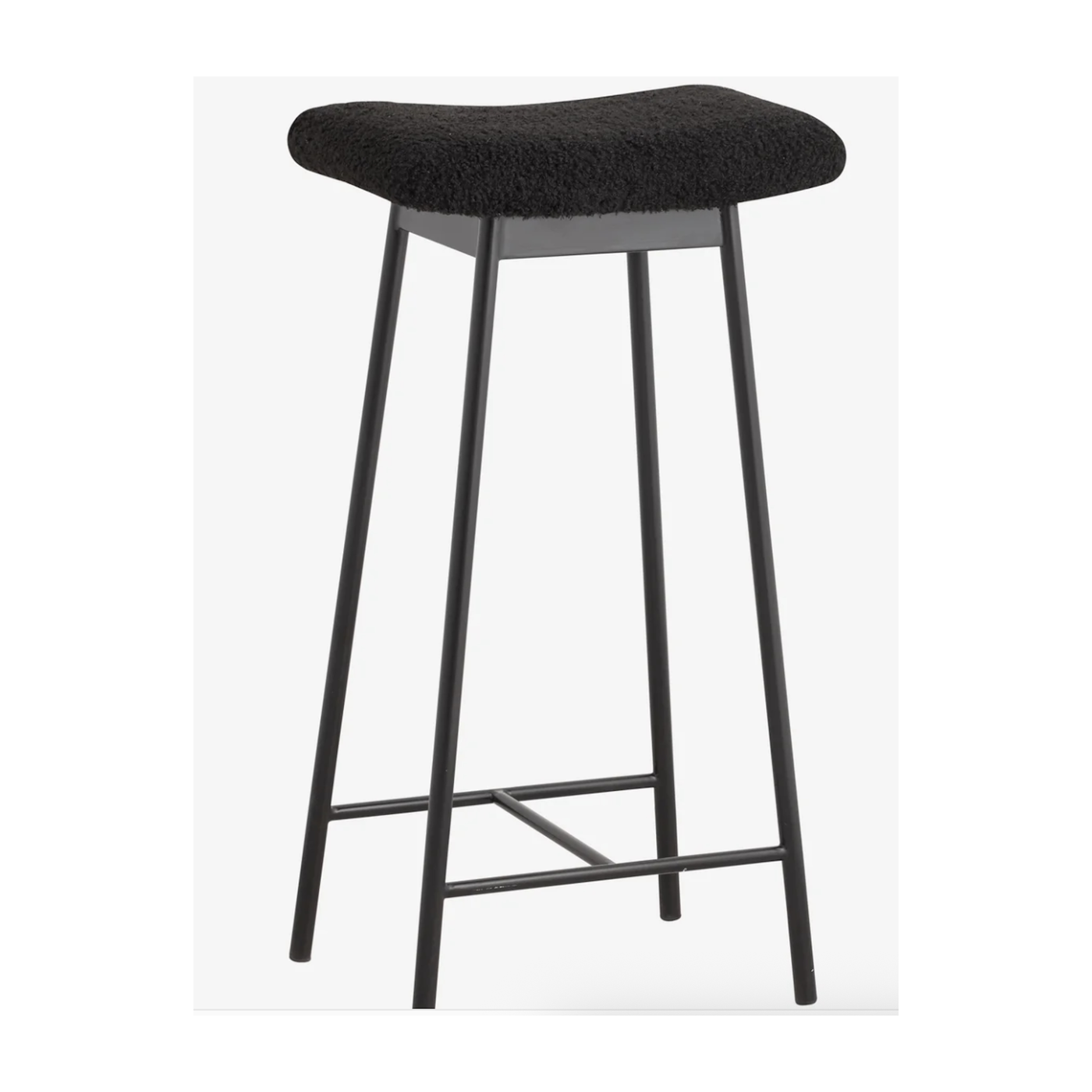 Zala Black Bar Stool - Nordal