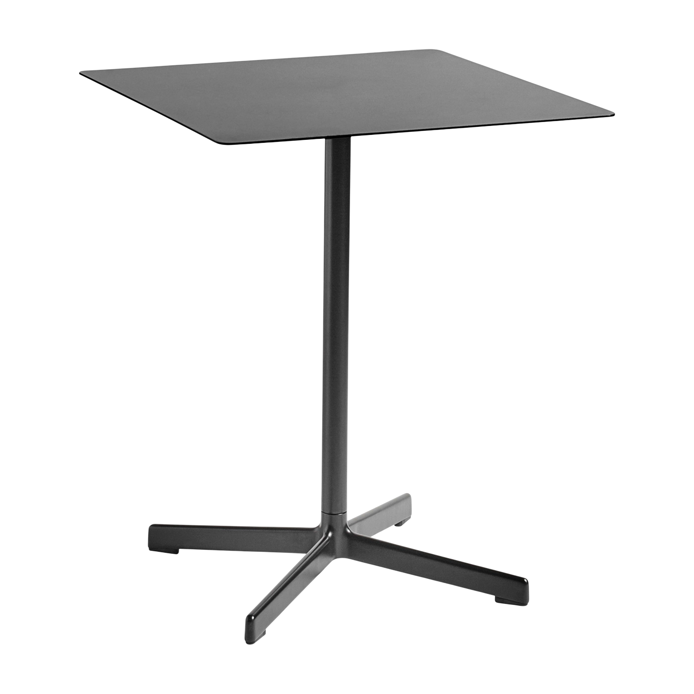 Mesa cuadrada de acero antracita 74 x 60 cm Neu - Hay