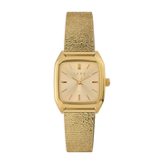Reloj Nova de metal nugget con esfera dorada champagne - Laps