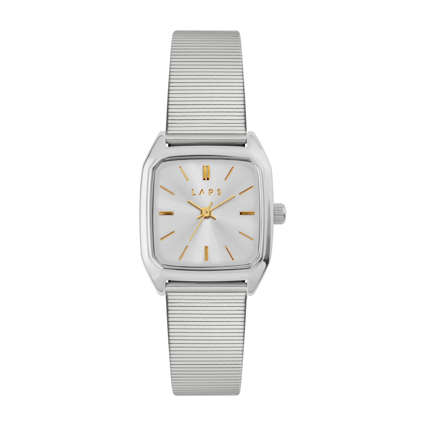 Reloj Nova Argent baguette de metal con esfera plateada - Nova Argent Laps