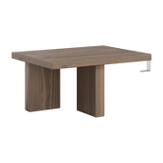 Mesa auxiliar para box spring de pino marrón algarrobo 45x34x23cm Japan - Karup Design