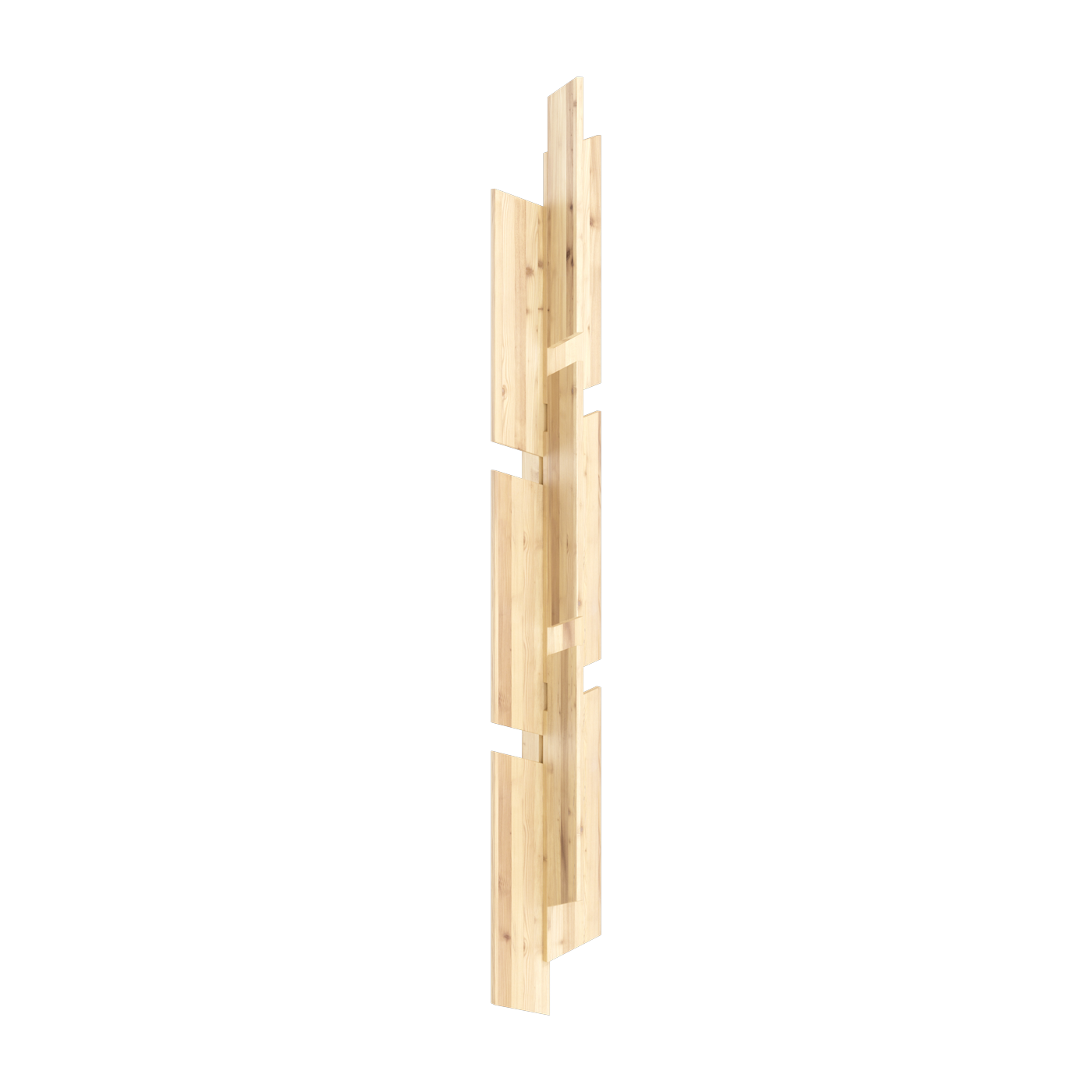 Porte-manteaux mural en pin 166cm Keeper - Karup Design