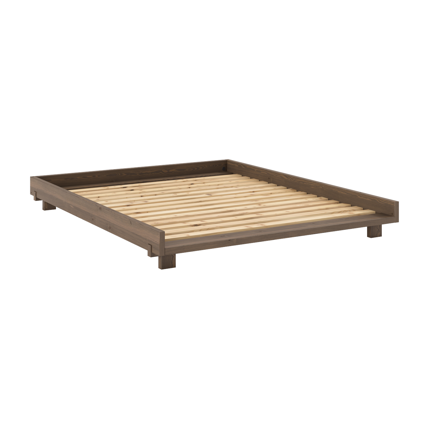 Unterbett aus Kiefer carob brown 160x200cm Social bed - Karup Design