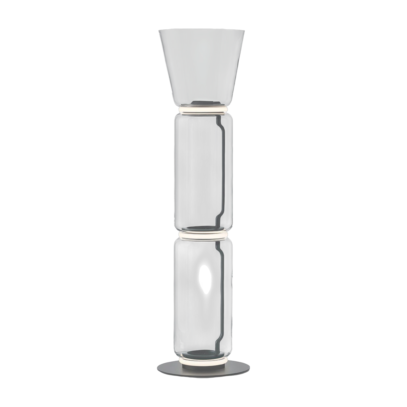 Lampadaire en verre soufflé Noctambule - Flos