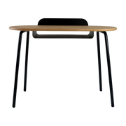 Bureau in rovere e acciaio nero Watson - Resistub
