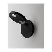 Applique murale with Switch 3000K Opaque Black Demetra - Artemide