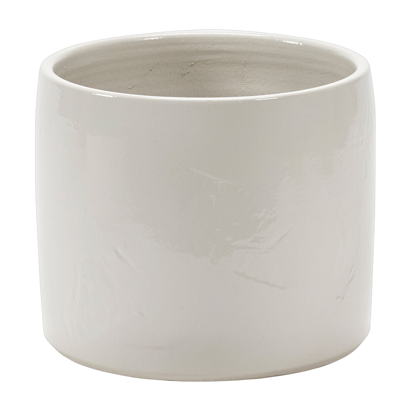 Weißer Terrakottatopf 15 x 12 cm – Serax