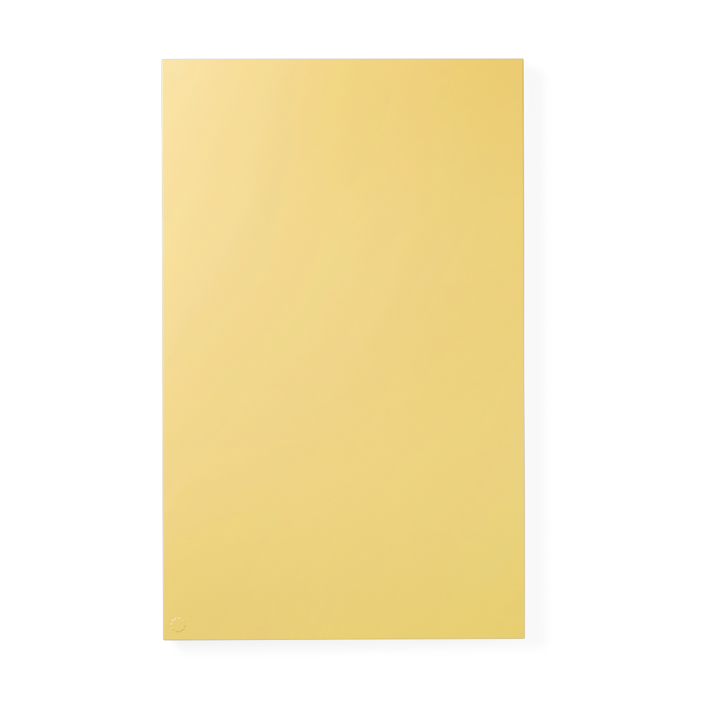 Rechteckige magnetische Wandtafel in Buttergelb, 53 x 85 cm The Storyboard – Mustard Made