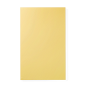Tableau mural magnétique rectangulaire jaune beurre 53x85cm The storyboard - Mustard Made