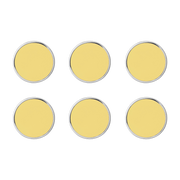 6 runde Magnete in Buttergelb, 3 cm The buttons – Mustard Made