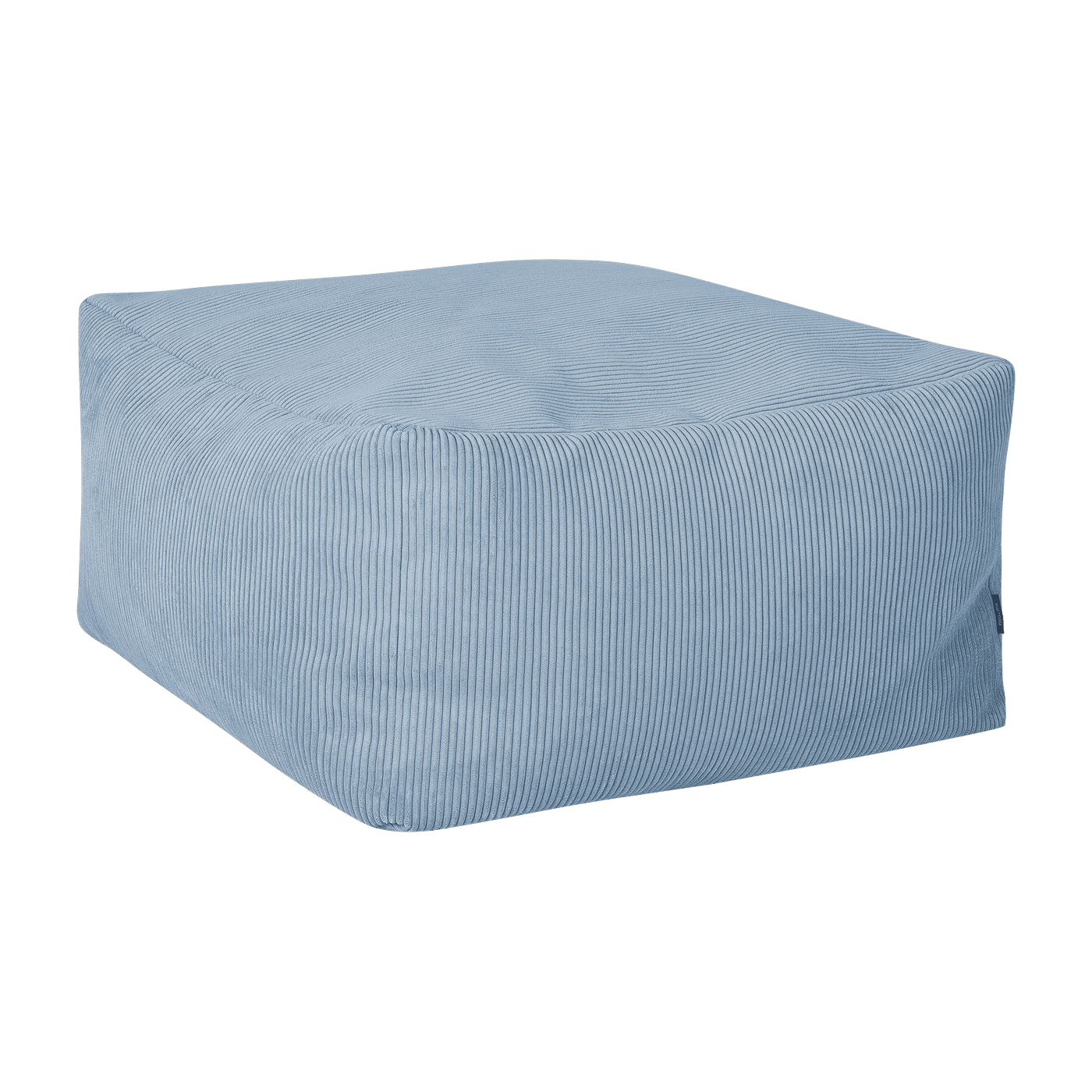 Puf azul cielo de pana 63 x 36 cm Keno - Noo. ma