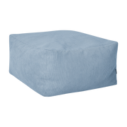 Himmelblauer Pouf aus Cord 63 x 36 cm Keno – Noo. ma