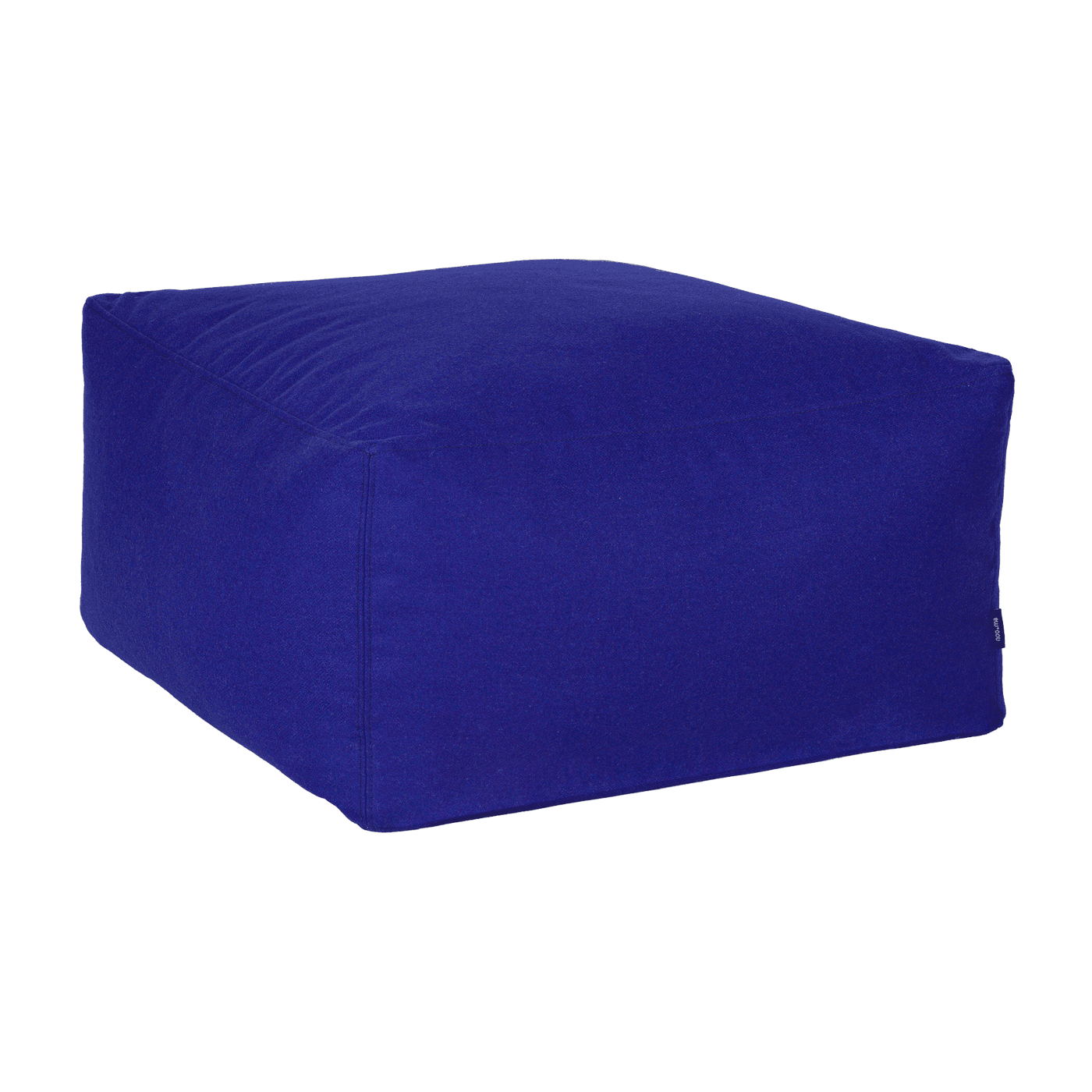 Blue blueberry beanbag made from soft wool, 63x36cm Keno - Noo. ma