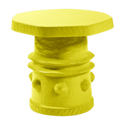Mesa auxiliar de gres amarillo 40 x 39 x 37 cm Clara - Serax
