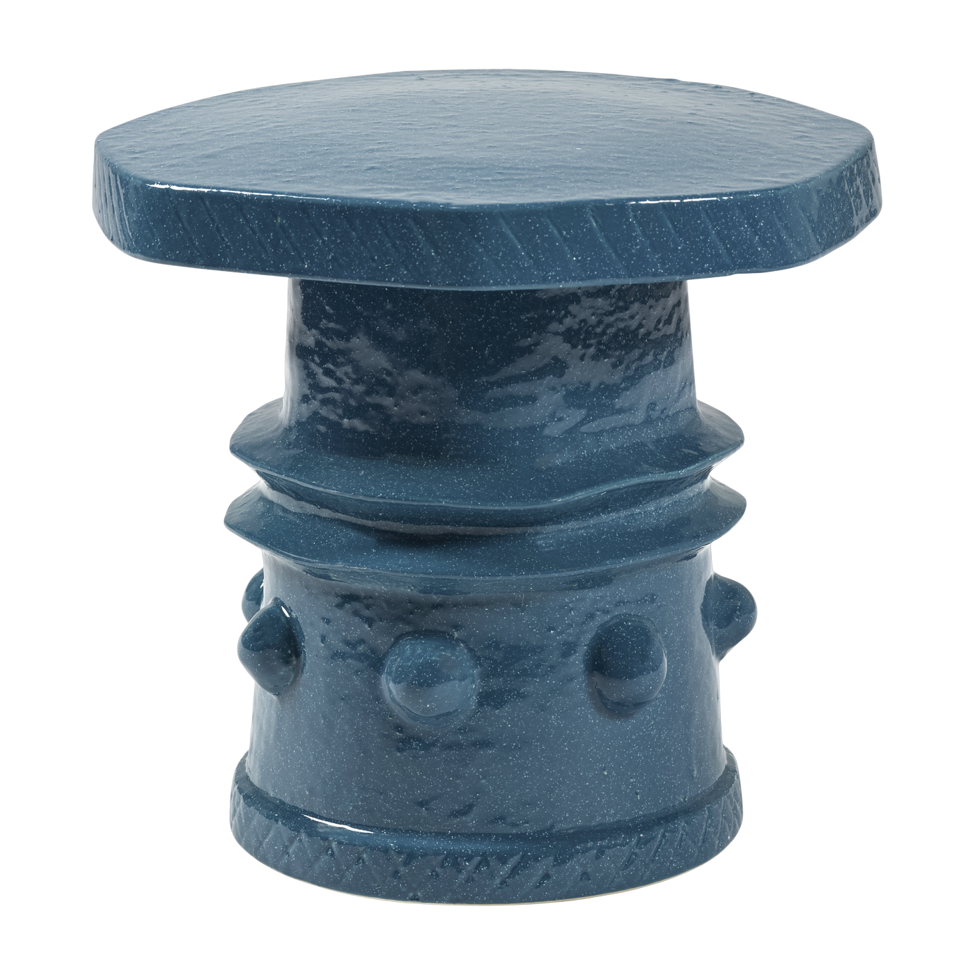 Table d'appoint en grès bleu 40x39x37cm Clara - Serax