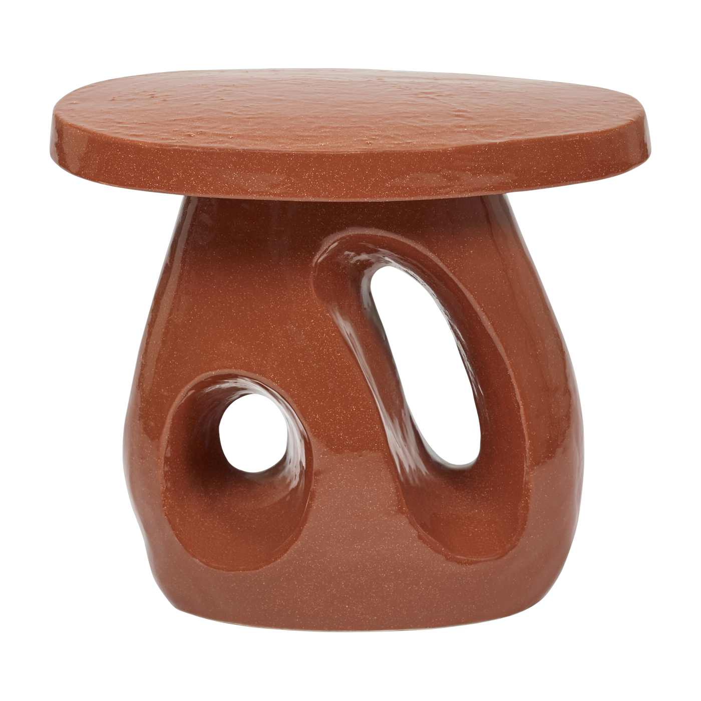 Beistelltisch aus rustikalem Sandstein 52 x 37 x 45 cm Amé – Serax