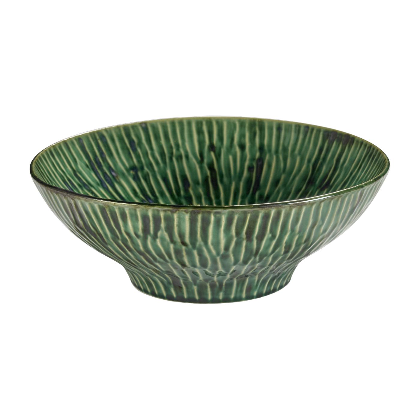 Green stoneware bowl 30x10. 5cm Lanza - Serax