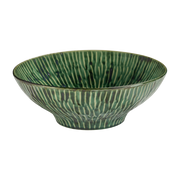 Green stoneware bowl 30x10. 5cm Lanza - Serax