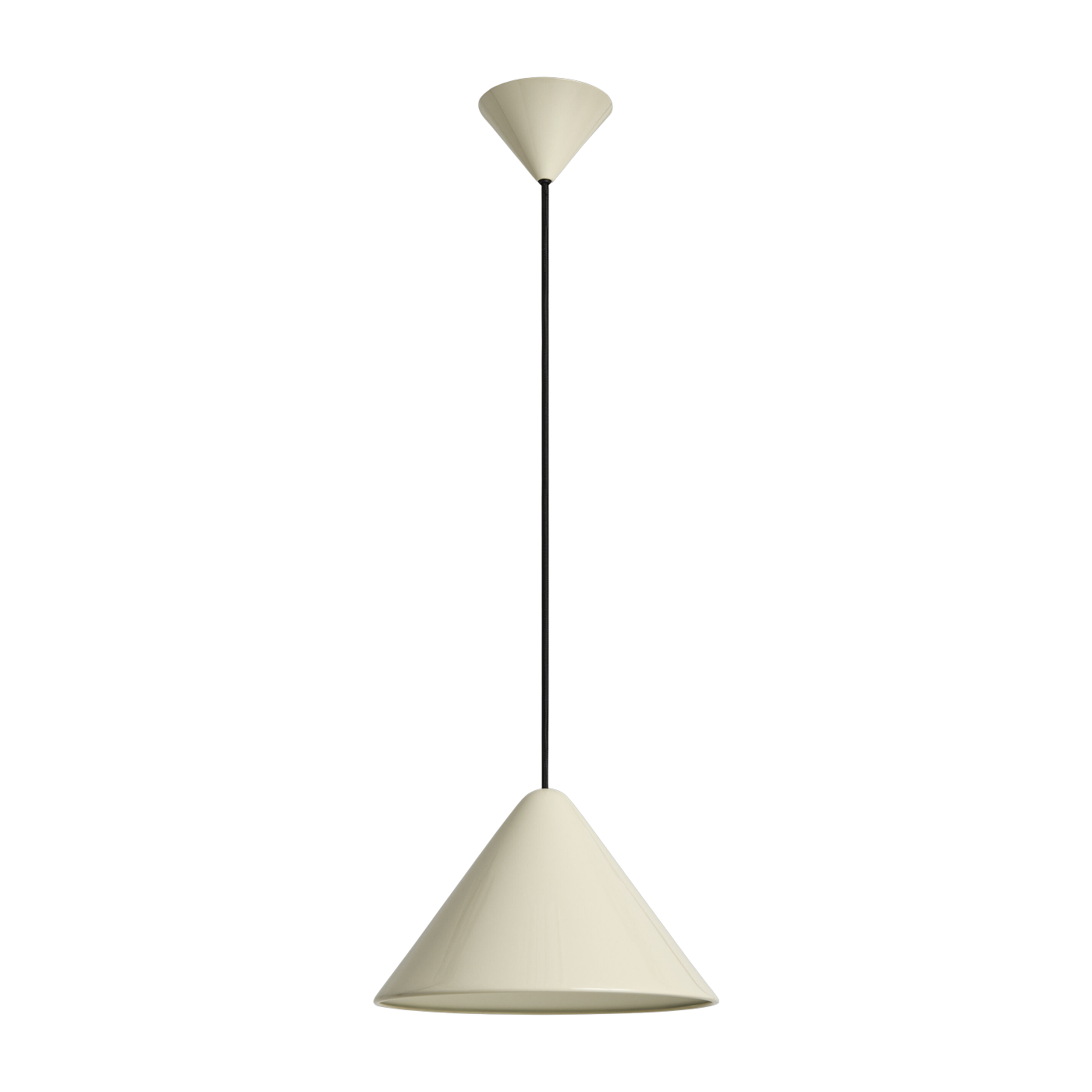 Hängeleuchte aus weißem Aluminium, 26 cm, Compass – HAY